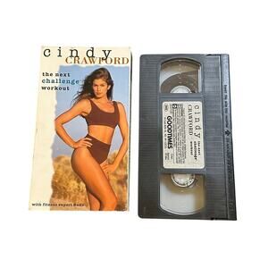 Cindy Crawford The Next Challenge Workout VHS Tape